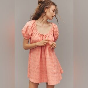 Maeve Scoop-Neck Mini Swing Dress in size XL